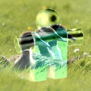 Beispiel für den Ebenenmodus Faser extrahieren